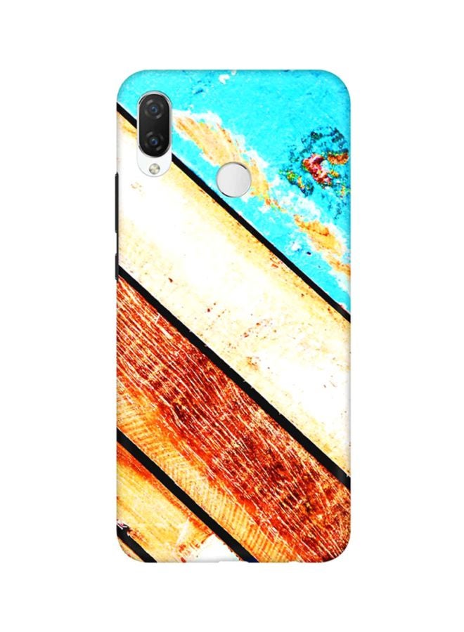 Stylizedd Protective Case Cover For Huawei P Smart+ (nova 3i) Wooden Pier