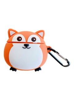 Beauenty Fox Themed Case Cover With Carabiner For Apple AirPods 1/2 Orange/White/Black  - Image 1