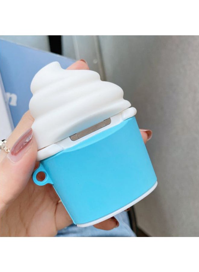 Mcflurry Themed Case Cover For Apple AirPods 1/2 Blue/White/Purple