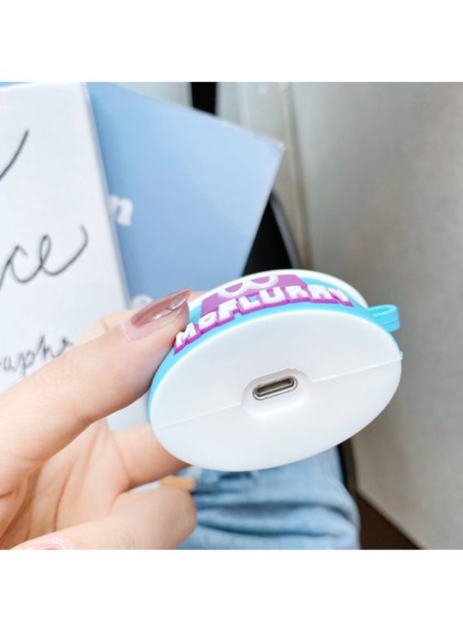 Mcflurry Themed Case Cover For Apple AirPods 1/2 Blue/White/Purple