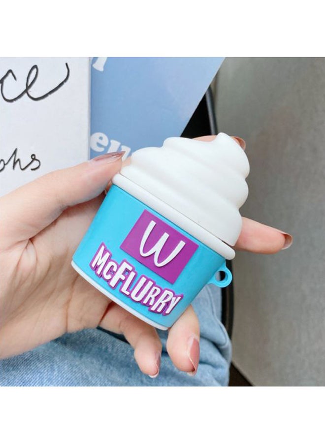 Mcflurry Themed Case Cover For Apple AirPods 1/2 Blue/White/Purple