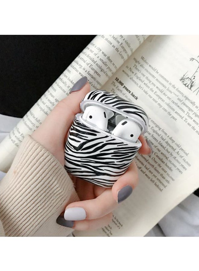 Beauenty Animal Printed Protective Case Cover For Apple AirPods 1/2 Black/White - Image 2