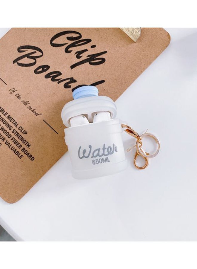 Beauenty Bucket Designed Case With Ring For Apple AirPods 1/2 White/Blue  - Image 2