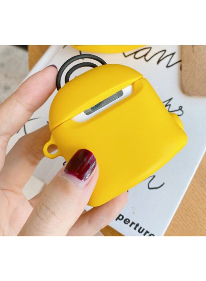 بيوينتي حافظة حماية واقية بتصميم رسومات كرتونية لسماعات أبل آيربودز 1/2 أصفر/أبيض/أسود - Image 5