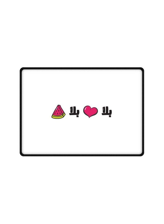 Stylizedd Designer Mouse pad Large Spill-Resistant Desk Pad, Anti-Fray Stitched Edges Mouse Mat with Non Slip Rubber base for Laptop, Computer & PC, (25 x 35 x 0.3 cm) - Bala hoob bala bateekh Multi Color - Image 1