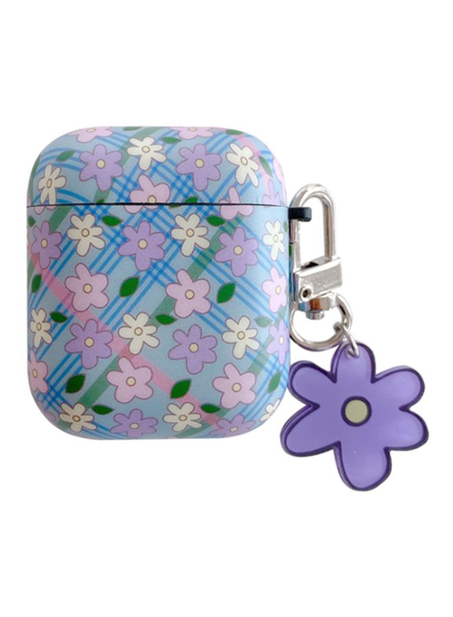Beauenty Floral Printed Protective Case For Apple AirPods 1/2 Purple/Pink/Green - Image 1
