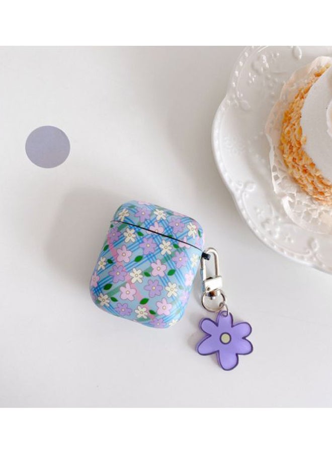 Beauenty Floral Printed Protective Case For Apple AirPods 1/2 Purple/Pink/Green - Image 2