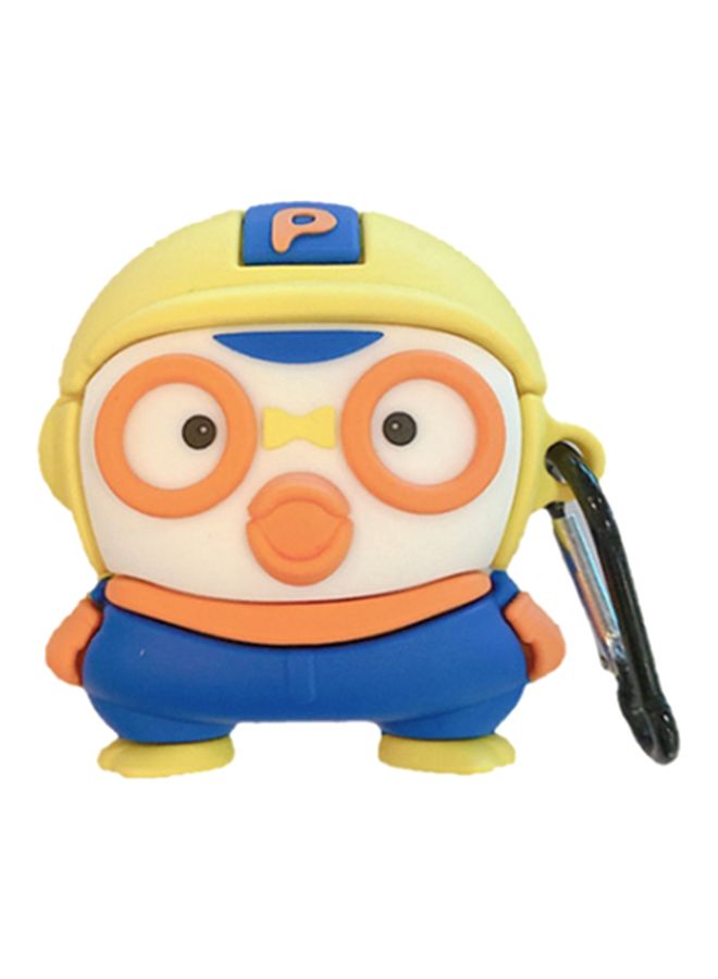 Beauenty Cartoon Shaped Protective Case With Carabiner For Apple AirPods 1/2 Yellow/Blue/White - Image 1