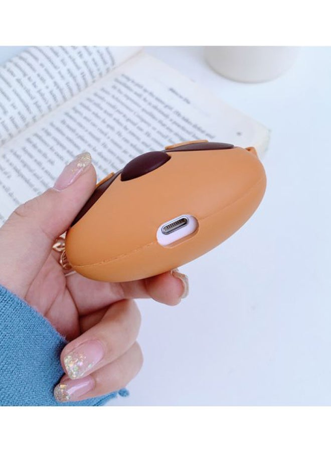 Beauenty Cartoon Shaped Protective Case For Apple AirPods 1/2 Brown/Pink  - Image 3