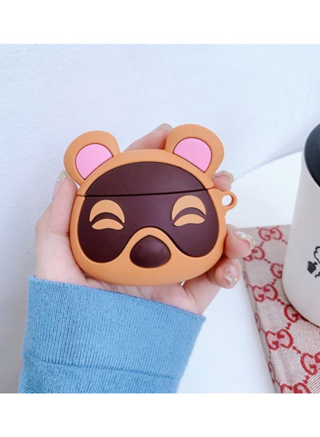 Beauenty Cartoon Shaped Protective Case For Apple AirPods 1/2 Brown/Pink  - Image 2
