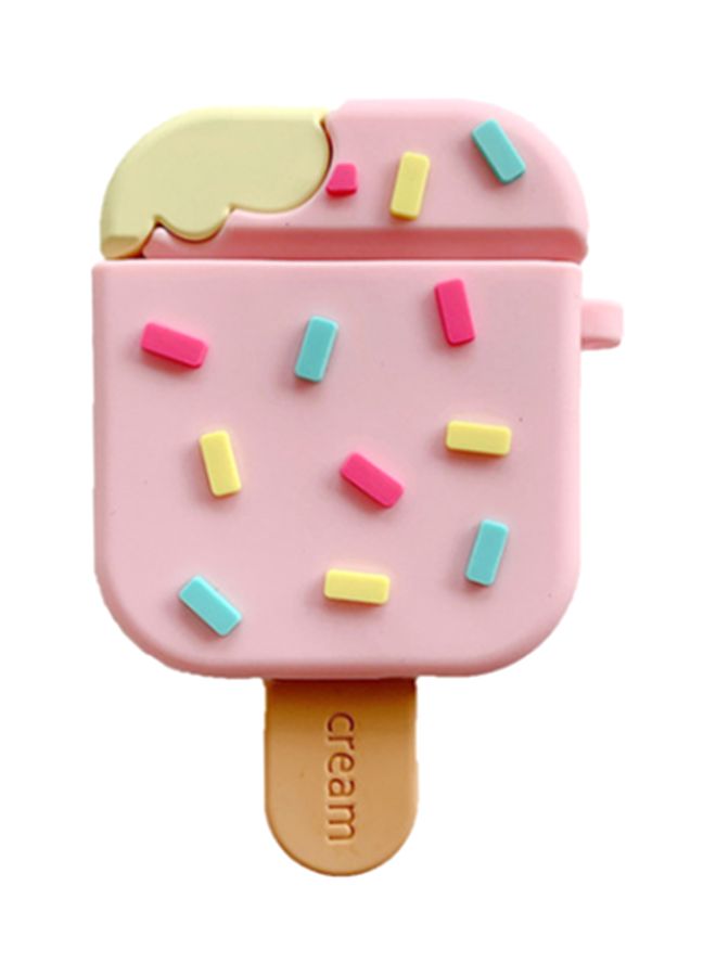 Beauenty Ice Cream Shaped Protective Case For Apple AirPods 1/2 Pink/Yellow - Image 1
