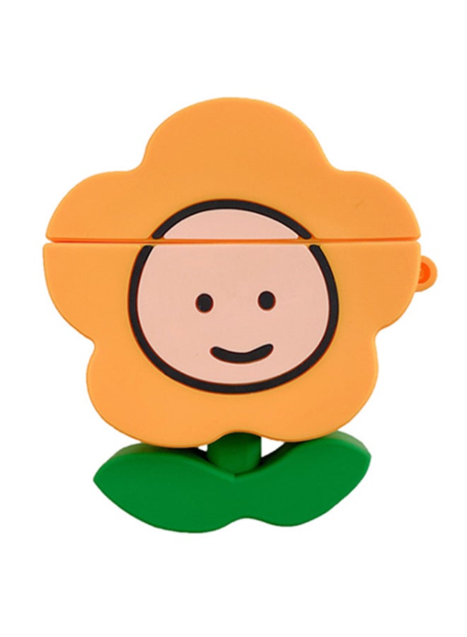 Beauenty Flower Shaped Protective Case For Apple AirPods 1/2 Orange/Pink/Green - Image 1