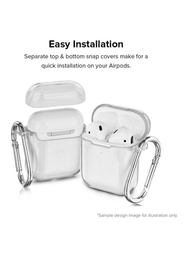 Stylizedd Classic Series I Love Coffee Printed Case Cover For Apple AirPods 2/1 Clear/Red/Green - Image 4