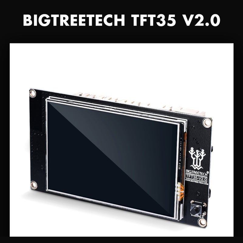 BigTreeTech - TFT35 V2.0 3.Touch Screen Display Smart Controller Panel For SKR V1.3 MKS Gen V1.4 3D Printer Black - Image 1