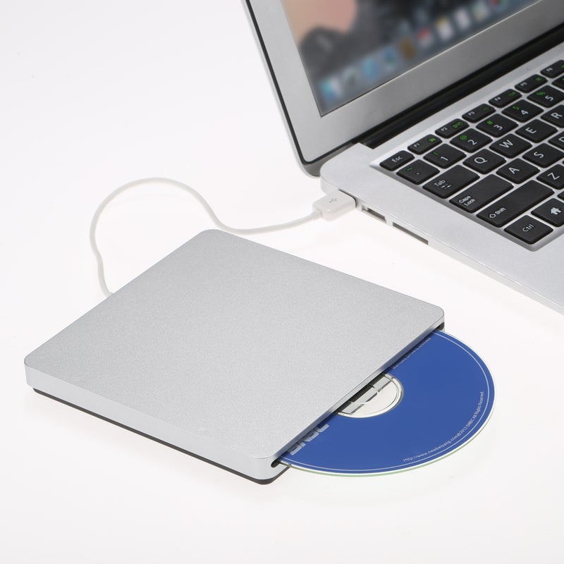قارئ محرك أقراص خارجي محمول رفيع للغاية بمنفذ USB 2.0 متعدد الألوان - Image 3