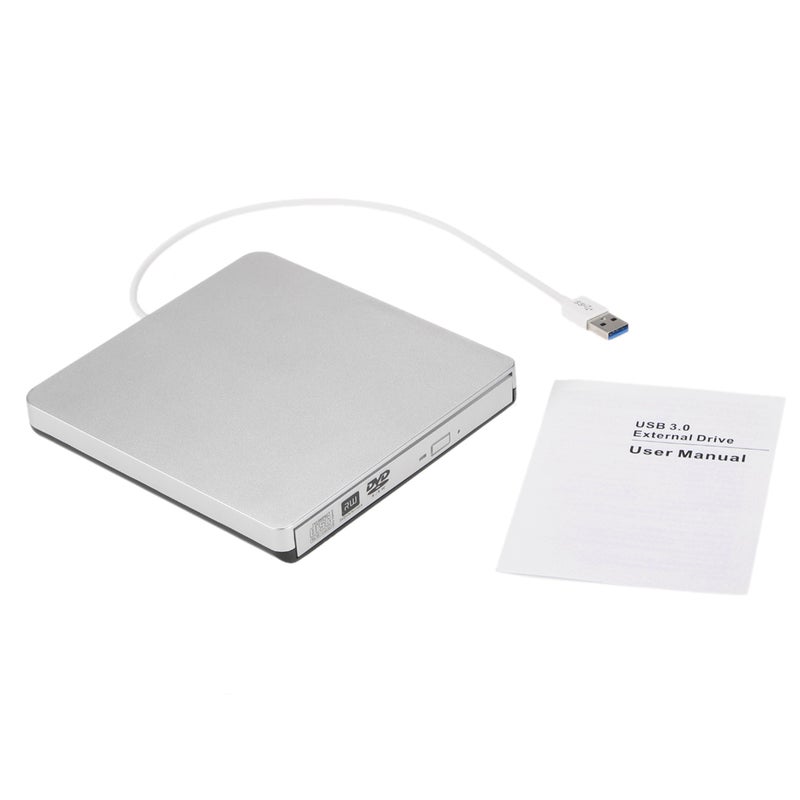 ماركة غير محددة - محرك أقراص CD-RW DVD-RW خارجي محمول ورفيع للغاية بمنفذ USB 3.0 متعدد الألوان - Image 1
