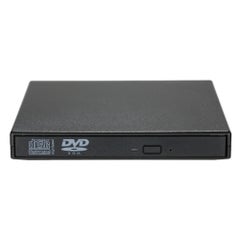 ماركة غير محددة مشغل وقارئ أقراص ضوئي DVD-RW/CD-RW خارجي رفيع ومحمول بمنفذ USB 2.0 متعدد الألوان  - Image 4