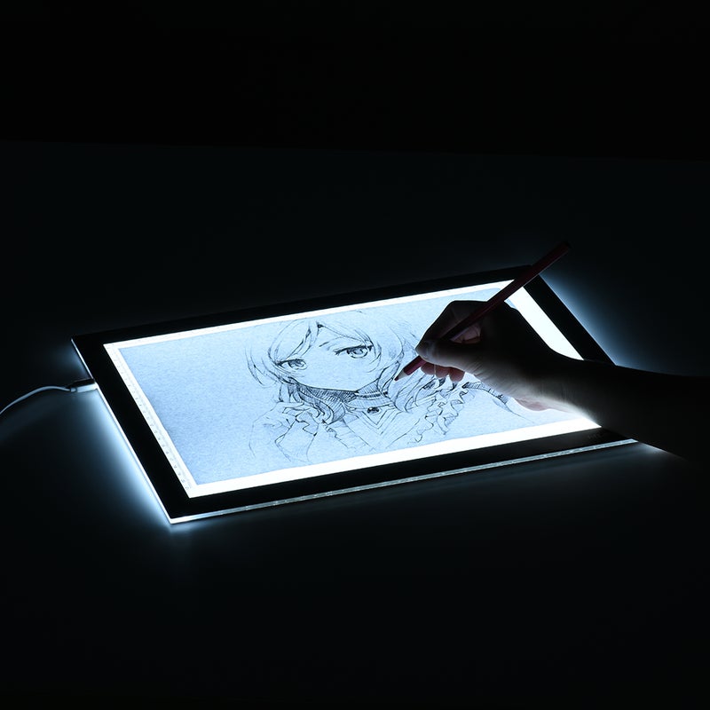 لوحة بإضاءة LED وبتصميم رفيع للغاية أبيض - v1601481158/N40673466A_1