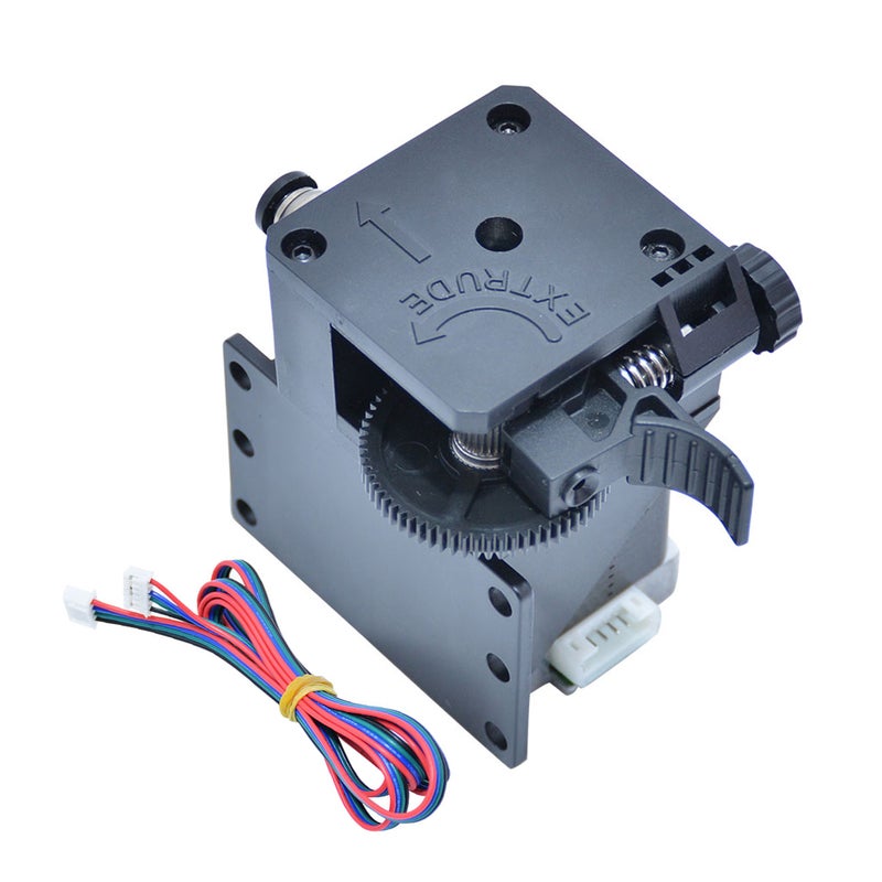 Tronxy - 3D Upgrade Parts Assembled Titan Extruder Kit with Stepper Motor and Wire Support Print Soft Filament For 3D Printer Black - Image 1