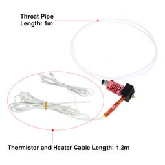 Tronxy 3D Upgrade Parts Assembled MK10 Extruder Hotend Kit with Aluminum Heating Block For 3D Printer Multicolour  - Image 4