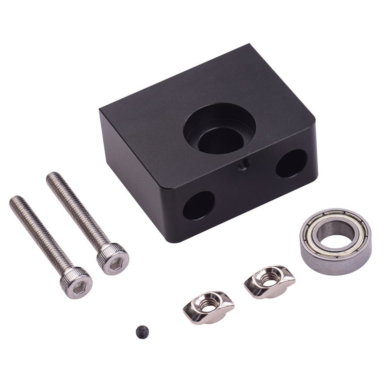 Z-Axis Leadscrew Top Mount Metal Z-Rod Bearing Holder For Ender-3 CR-10 3D Printer Black - Image 1