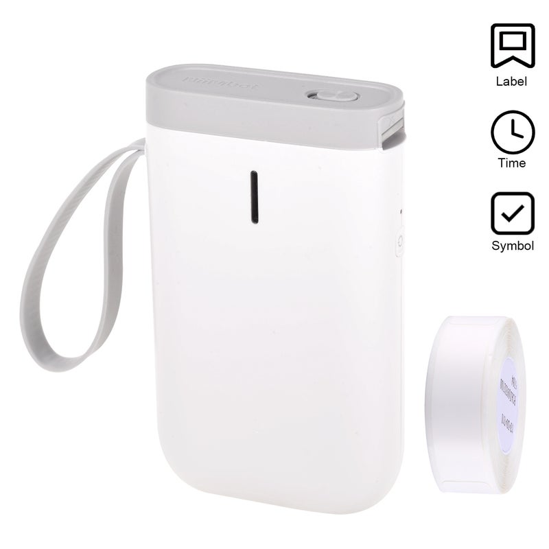 Generic Portable Label Marker Machine With 1 Roll Thermal Paper White  - Image 1
