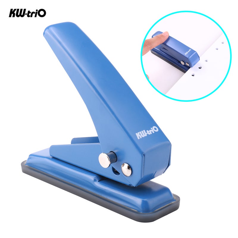 Kw-trio Mini Single Hole Paper Punch Blue  - Image 1