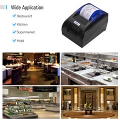 HOIN HD Portable Wireless Bluetooth USB Ethernet Interface Thermal Receipt Printer With Auto Cutter 5.8cm Black  - Image 4