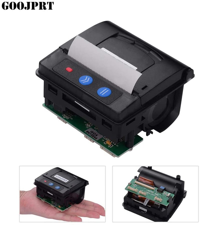 GOOJPRT - QR203 Direct Thermal Mini Printer Black - Image 1