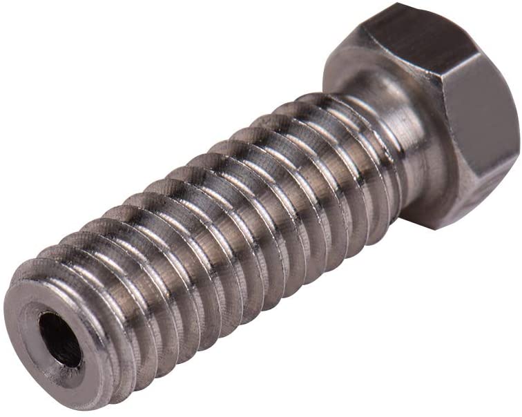 3-Piece 3D Printer Extruder Volcano Nozzle M6 Thread Printer Head Output Set Grey