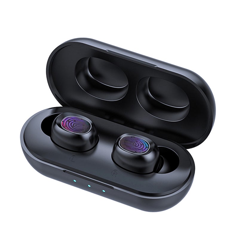 Generic - TWS Wireless Sports Earbuds With Charge Box Black - Image 1