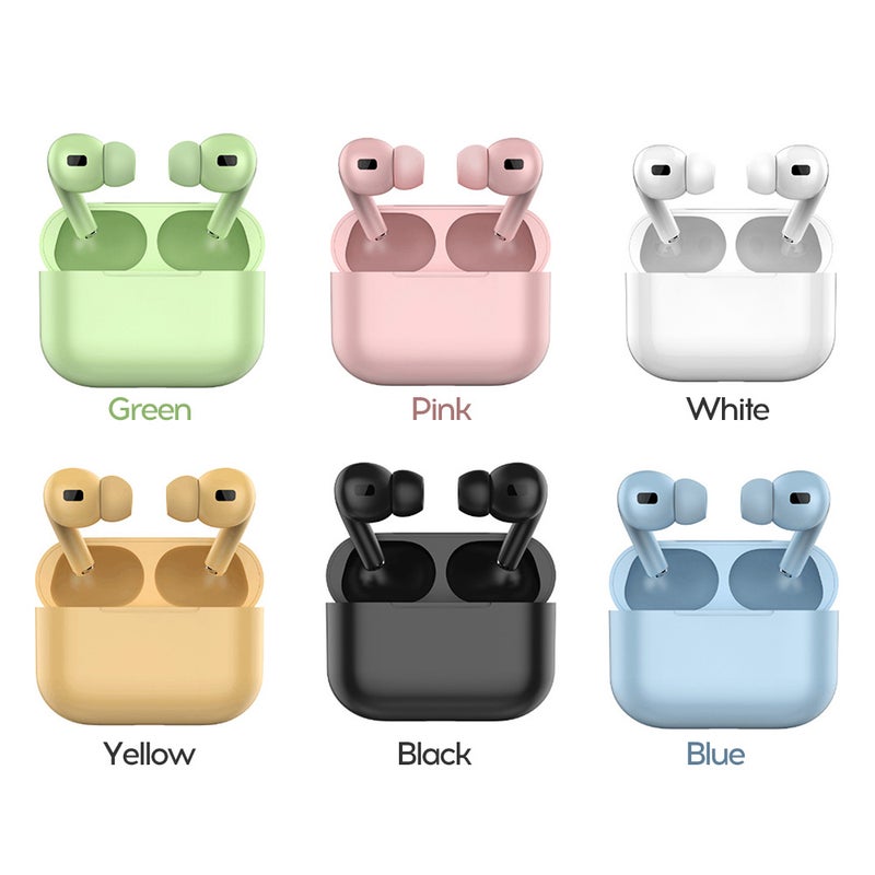 Generic - Wireless Noise Cancelling In-Ear Earbuds Yellow - Image 1