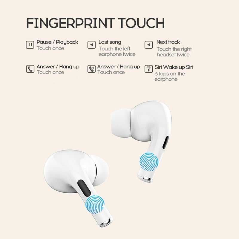 Generic - Wireless Noise Cancelling In-Ear Earbuds Yellow - Image 1