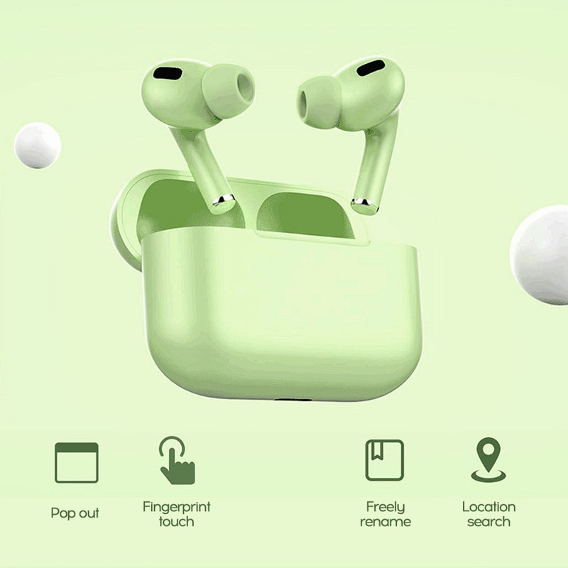 Generic - Wireless Noise Cancelling In-Ear Earbuds Yellow - Image 1