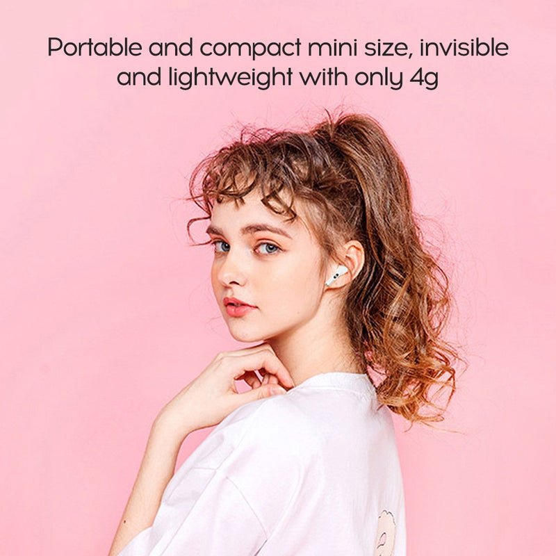 Wireless Noise Cancelling In-Ear Earbuds Pink - Image 2