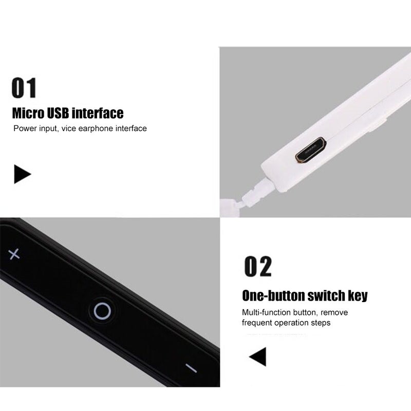S6 Wireless In-Ear Stereo Neckbands Black  - Image 5