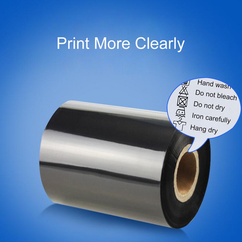 Generic Thermal Transfer Wax Ribbon Roll Silver  - Image 3