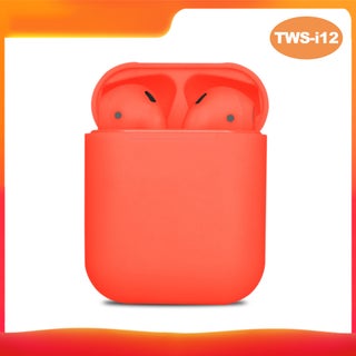 TWS-i12 Wireless Mini Stereo In-Ear Earbuds With Charging Box Red - v1601481358/N40668925A_1