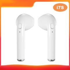 Generic i7S Wireless Mini In-Ear Stereo Earbuds With Microphone White  - Image 2