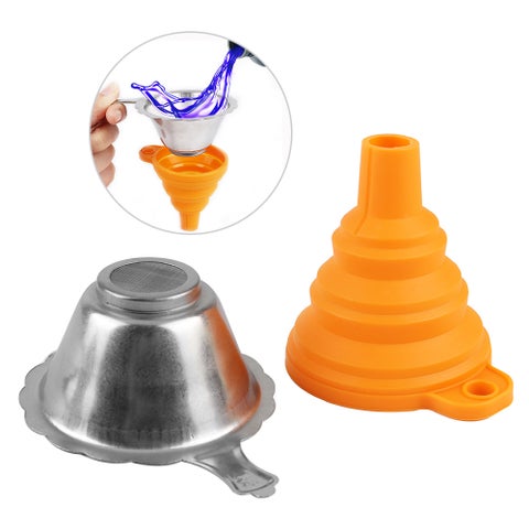 Foldable Funnels Resin Filter For ANYCUBIC Photon Sparkmaker Kelant Orbeat D100 SLA 3D Printer Multicolour