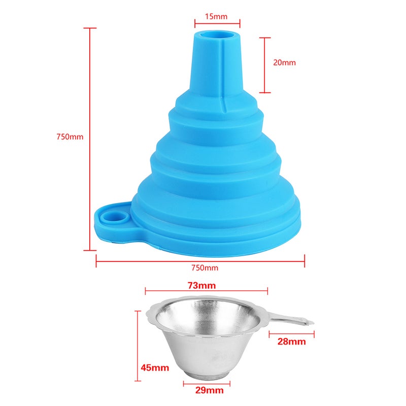 Foldable Funnels Resin Filter For ANYCUBIC Photon Sparkmaker Kelant Orbeat D100 SLA 3D Printer Multicolour