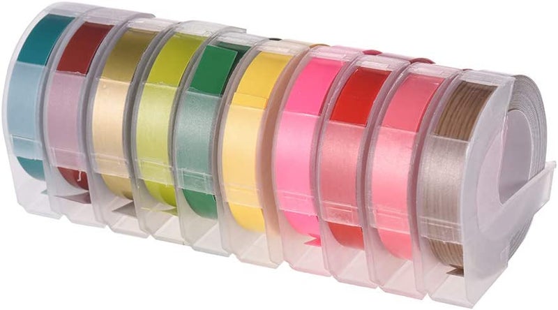 10-Piece Label Tape Refill For DYMO 12965 1610 Label Maker Multicolour - Image 3