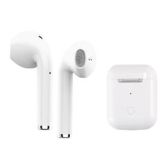 I9 TWS Touch Wireless Bluetooth In-Ear Stereo Bass Earbuds With Microphone White
