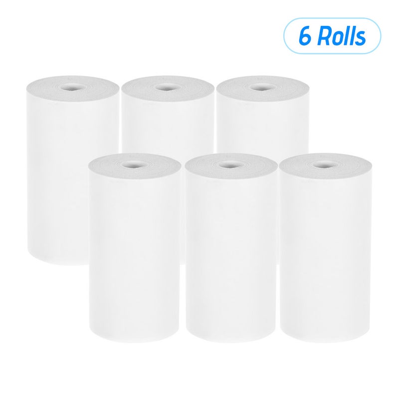 Generic 6-Piece Thermal Receipt Paper Roll Set  - Image 1