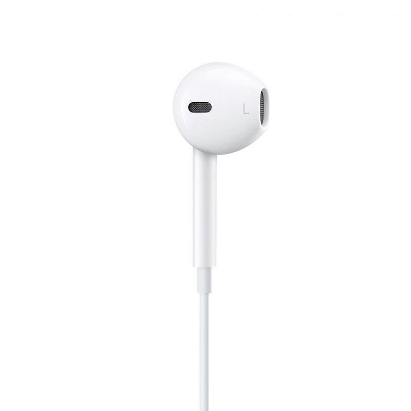 Plug In-Ear Stereo Earphones With Microphone White  - Image 3