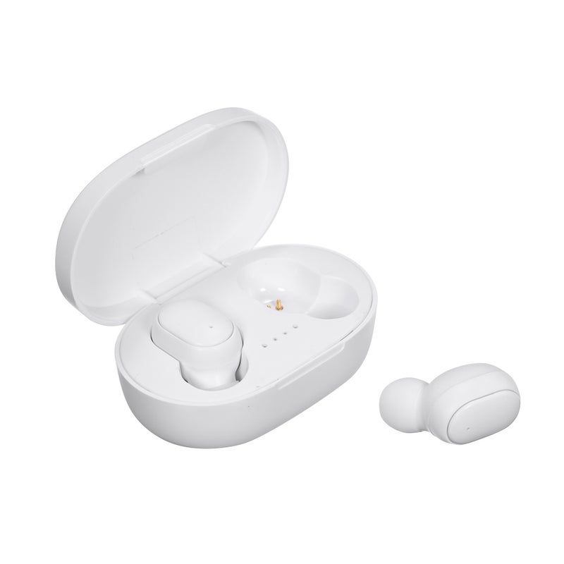 Generic - A6S In-Ear Mini TWS Twins True Wireless Bluetooth Stereo Earbuds With Auto Charging Box White - Image 1