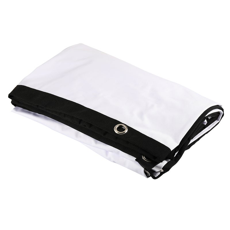 Generic - Portable Foldable 16:9 HD Projector Screen LU-V5-347 White/Black - Image 1