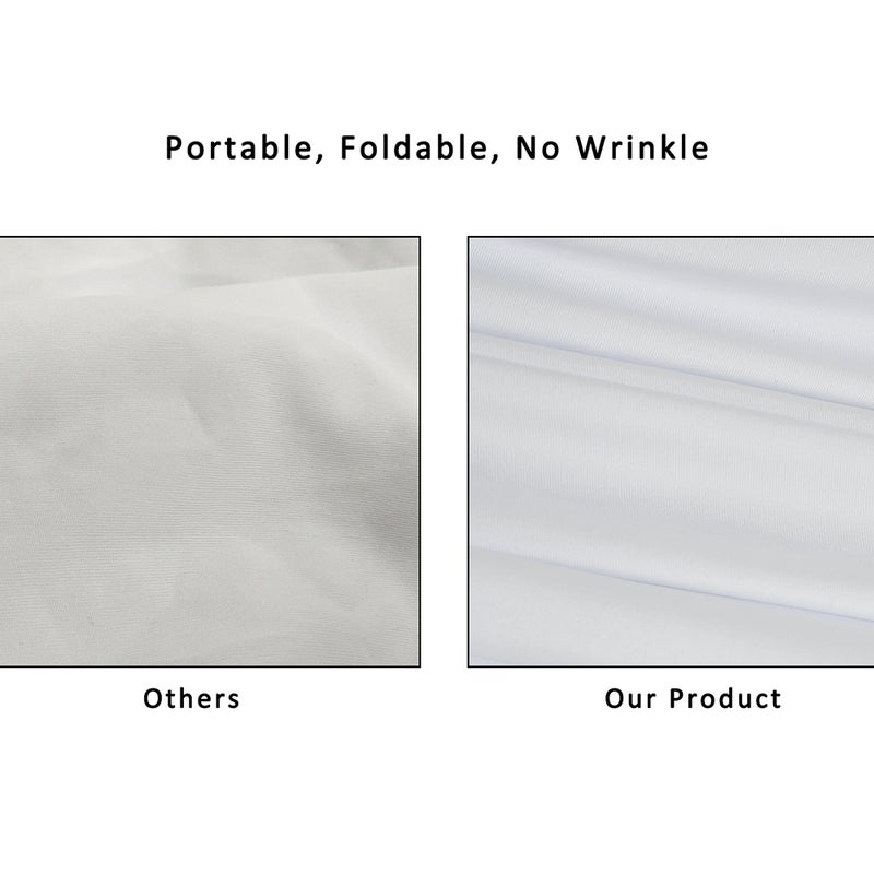 Portable Foldable 16:9 HD Projector Screen LU-V5-349 White/Black - Image 4