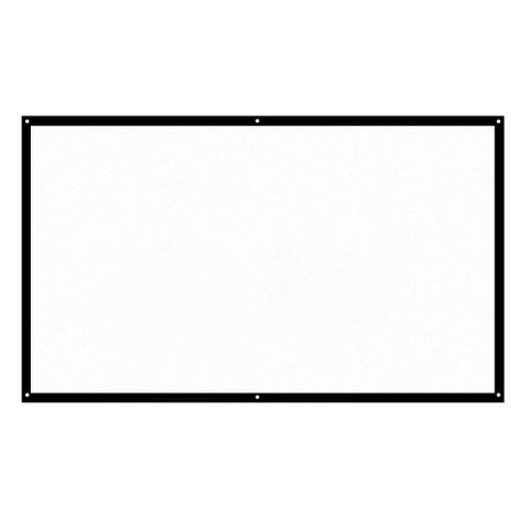 Portable Foldable 16:9 HD Projector Screen LU-V5-372 White/Black