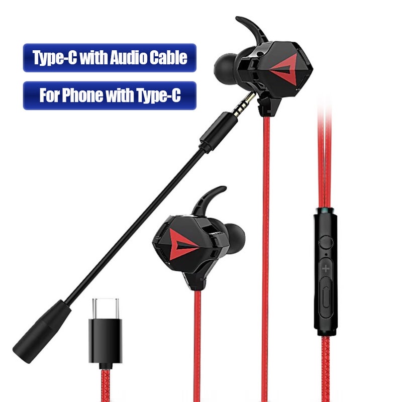 Stereo Noise Cancelling Wired In-Ear Gaming Headphones For PS4/PS5/XOne/XSeries/NSwitch/PC - Image 1